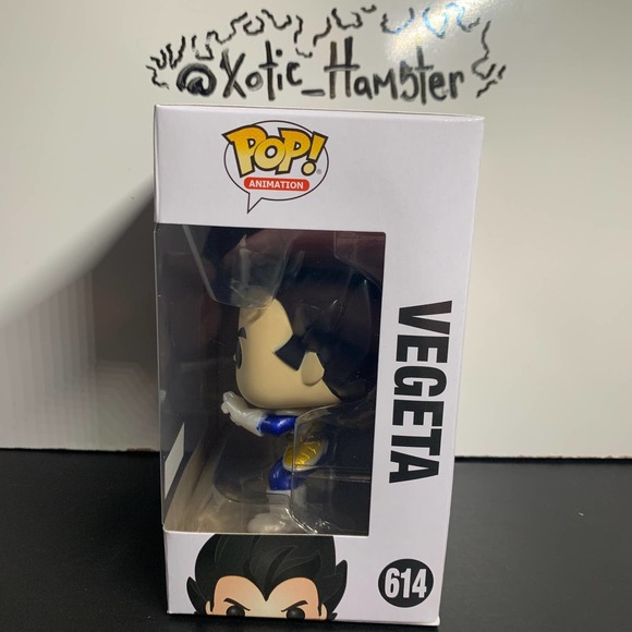 Funko Pop! Dragon Ball Z Metallic VEGETA Windy BoxLunch Exclusive - Picture 2 of 6